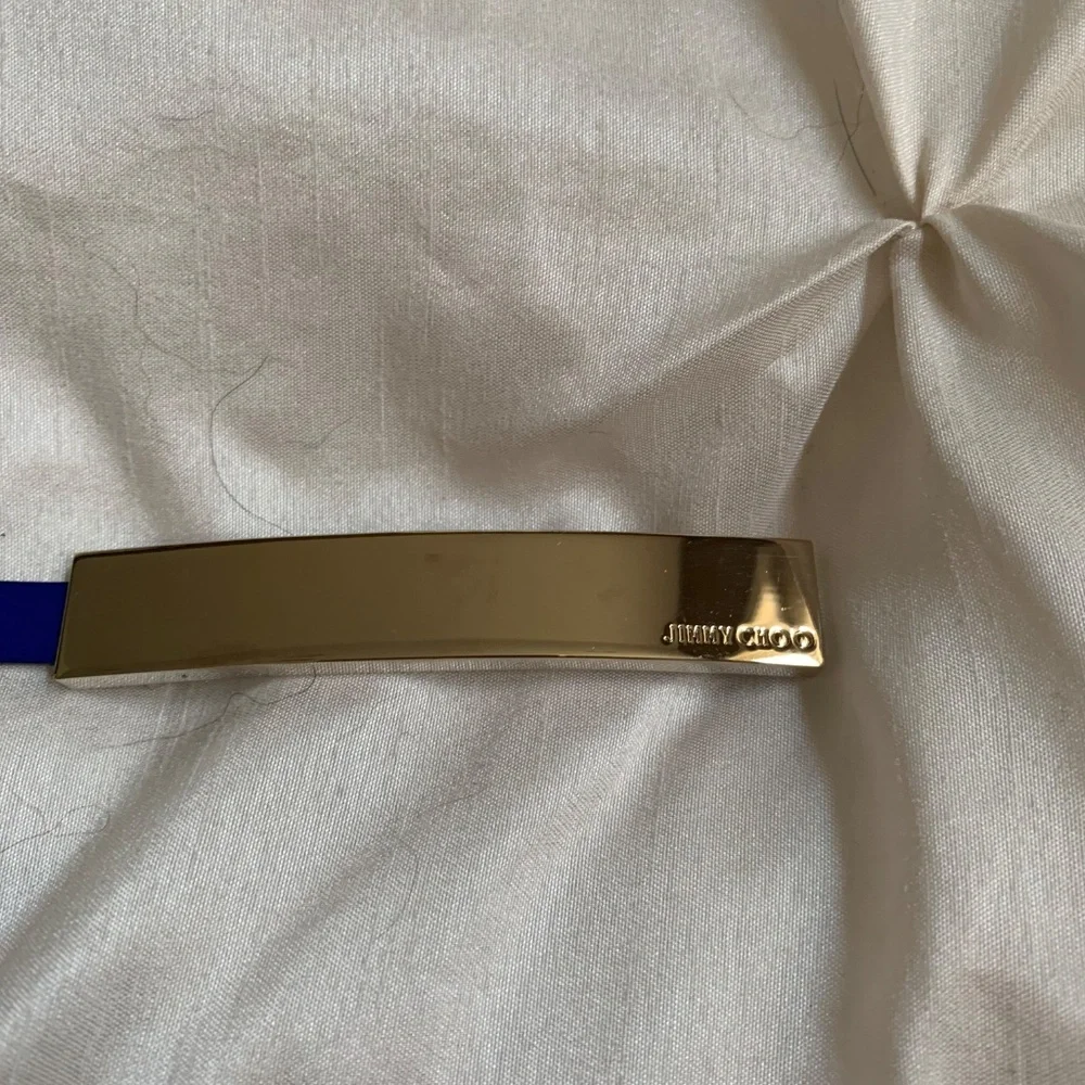Jimmy Choo Purple Skinny Belt sz 85